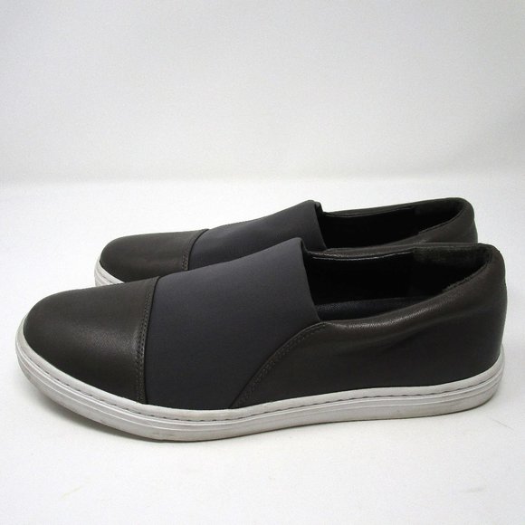 Via Spiga Raine Slip-On Gray Leather Sneakers 6.5 - Picture 5 of 7